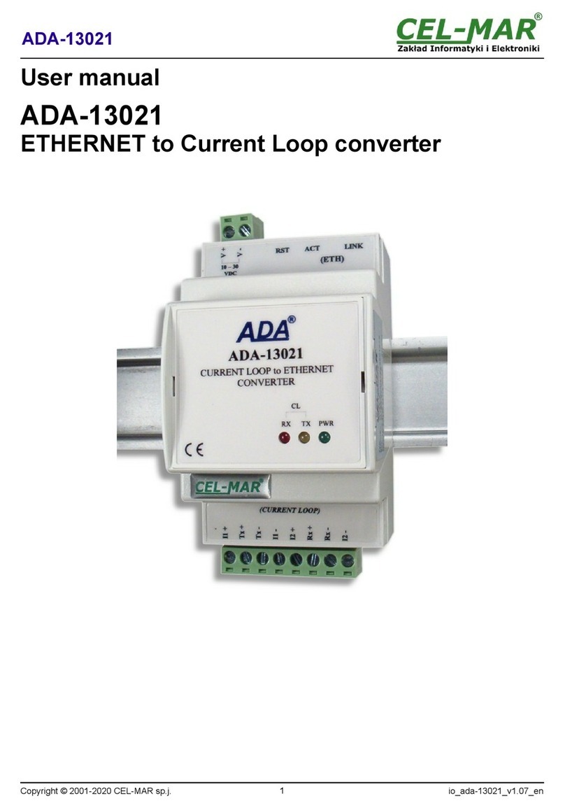 CEL-MAR ADA-13021 User manual