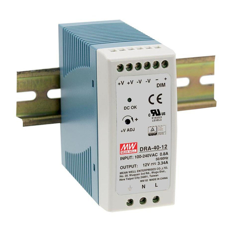 Meanwell DRA-40 Series User manual