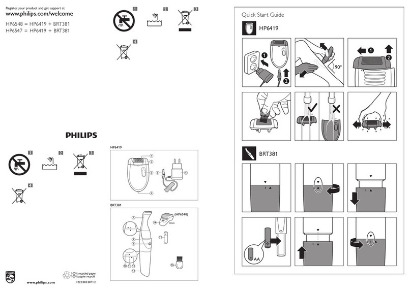 Philips HP6547 User manual Philips HP6547 User manual
