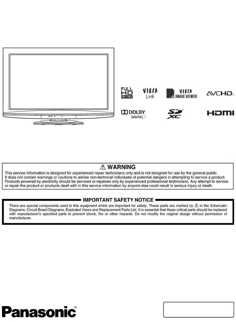 Panasonic TC-L42S20BL User manual
