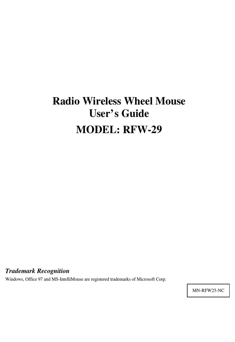 A4Tech RFW-29 User manual