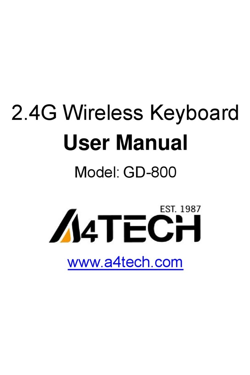 A4Tech GD-800 User manual