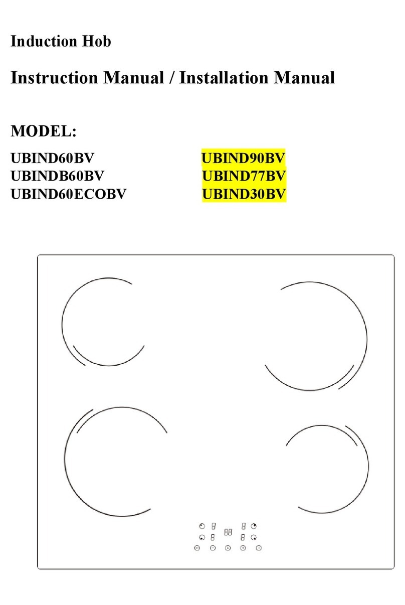 Reeva UBIND60BV Instruction manual / installation manual