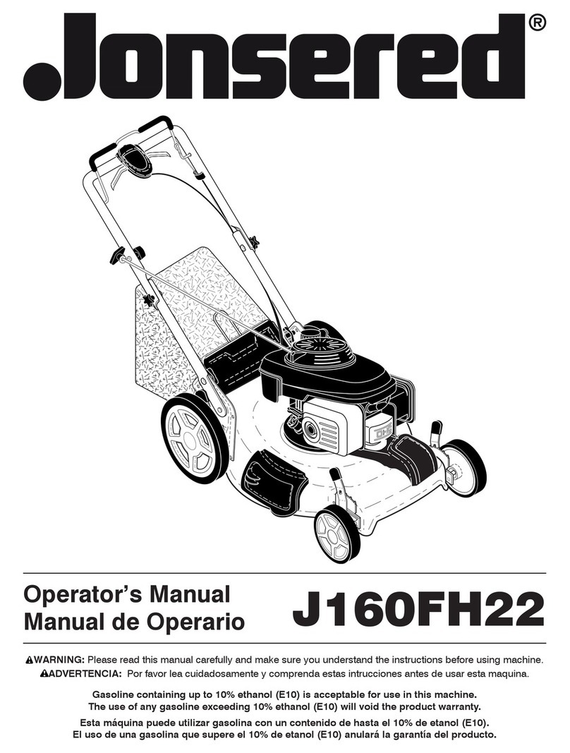 Jonsered J160FH22 Operator's manual
