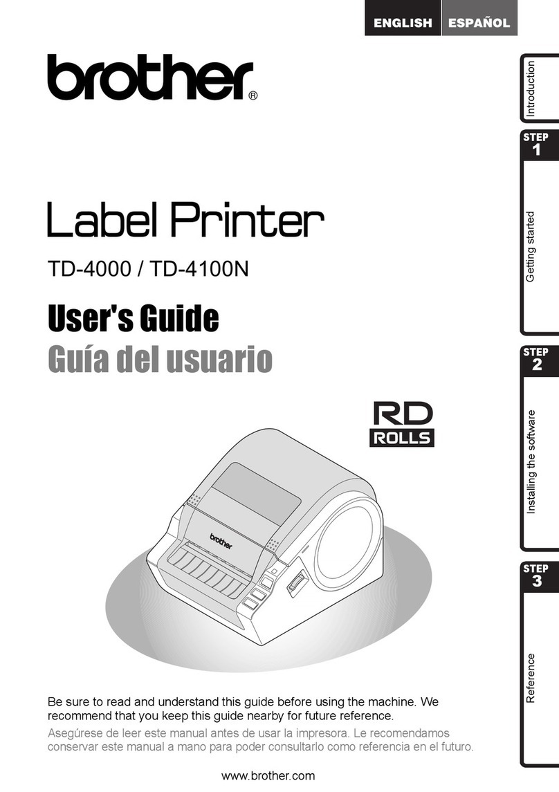 Brother TD4000ZU1 user guide