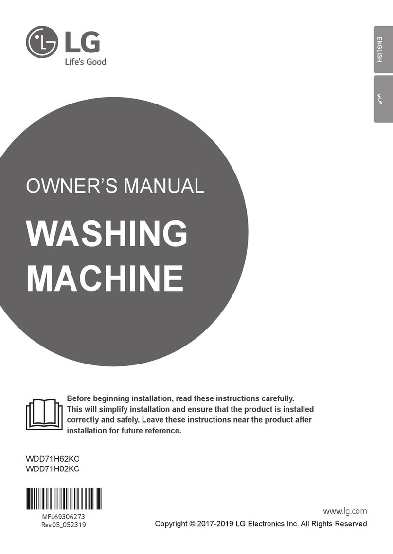 LG WDD71H62KC User manual