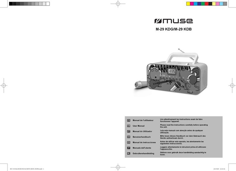 Muse RD-3353SA User manual
