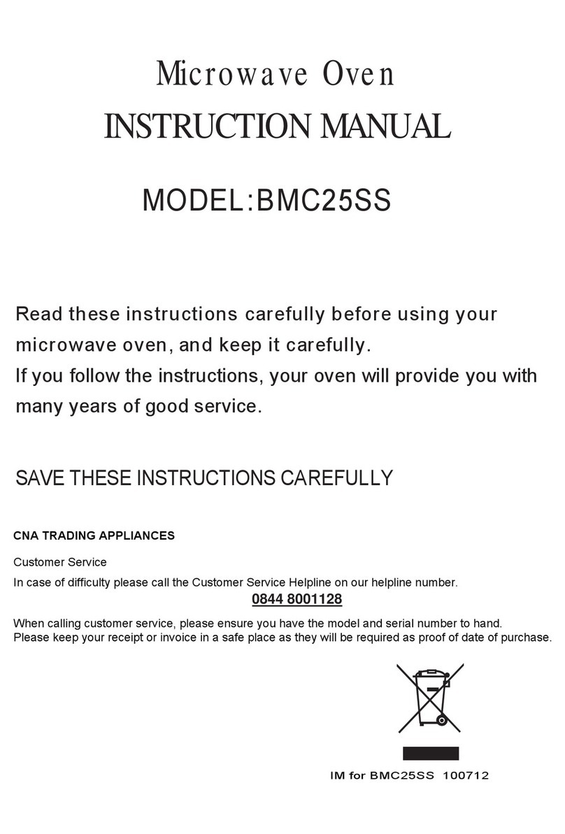 Reeva BMC25SS instruction manual