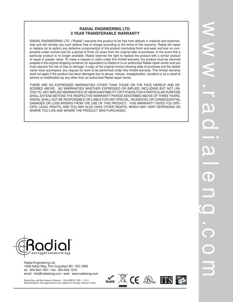 Radial Engineering 8cx manual