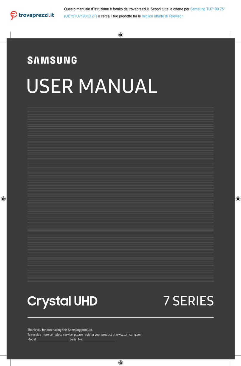 Samsung UE43TU7070 User manual