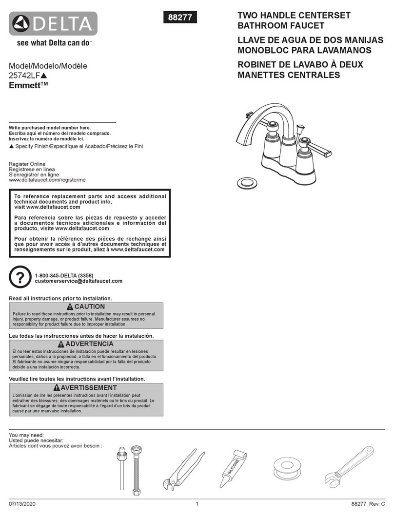 Delta Emmett 25742LF User manual