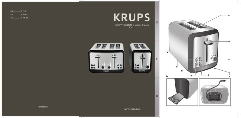 Krups Savoy KH314050 User manual Krups Savoy KH314050 User manual