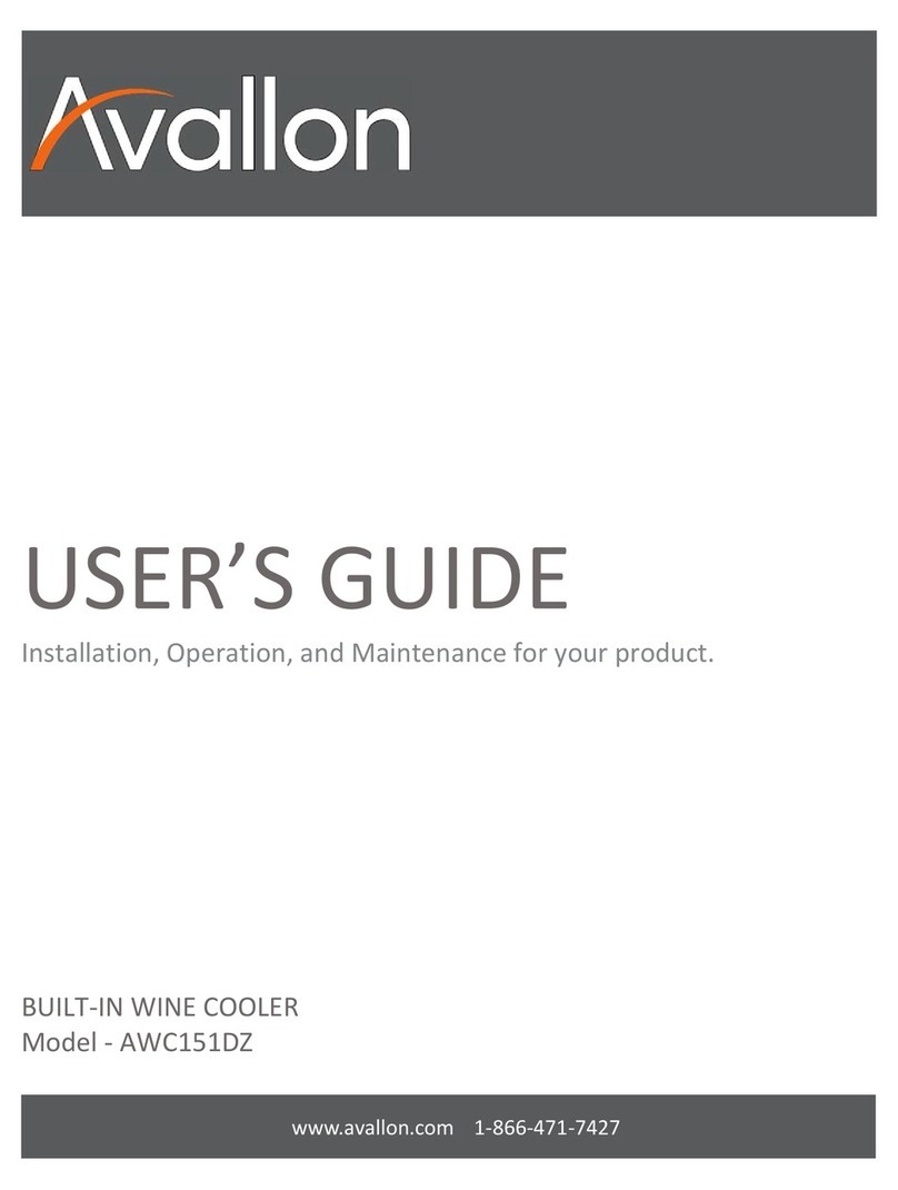 Avallon AWC151DZRH user guide