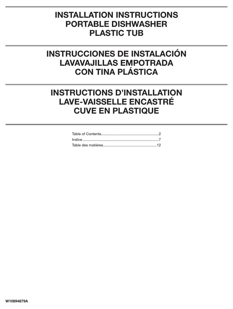 Whirlpool WDP340PAFB0 installation instructions