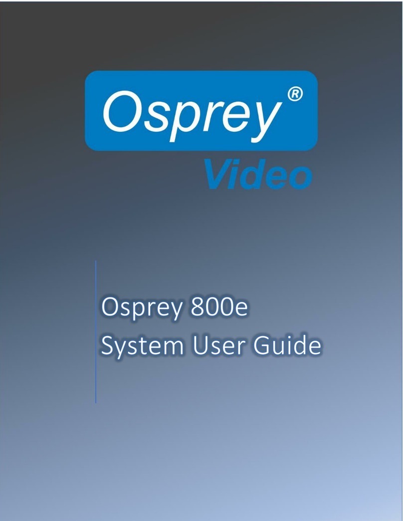 Osprey 800e Series user guide