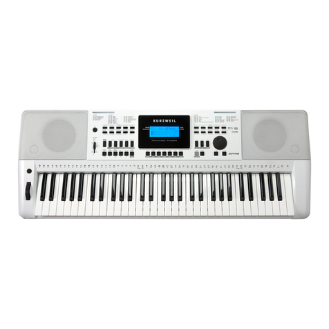Kurzweil KP140 User manual Kurzweil KP140 User manual