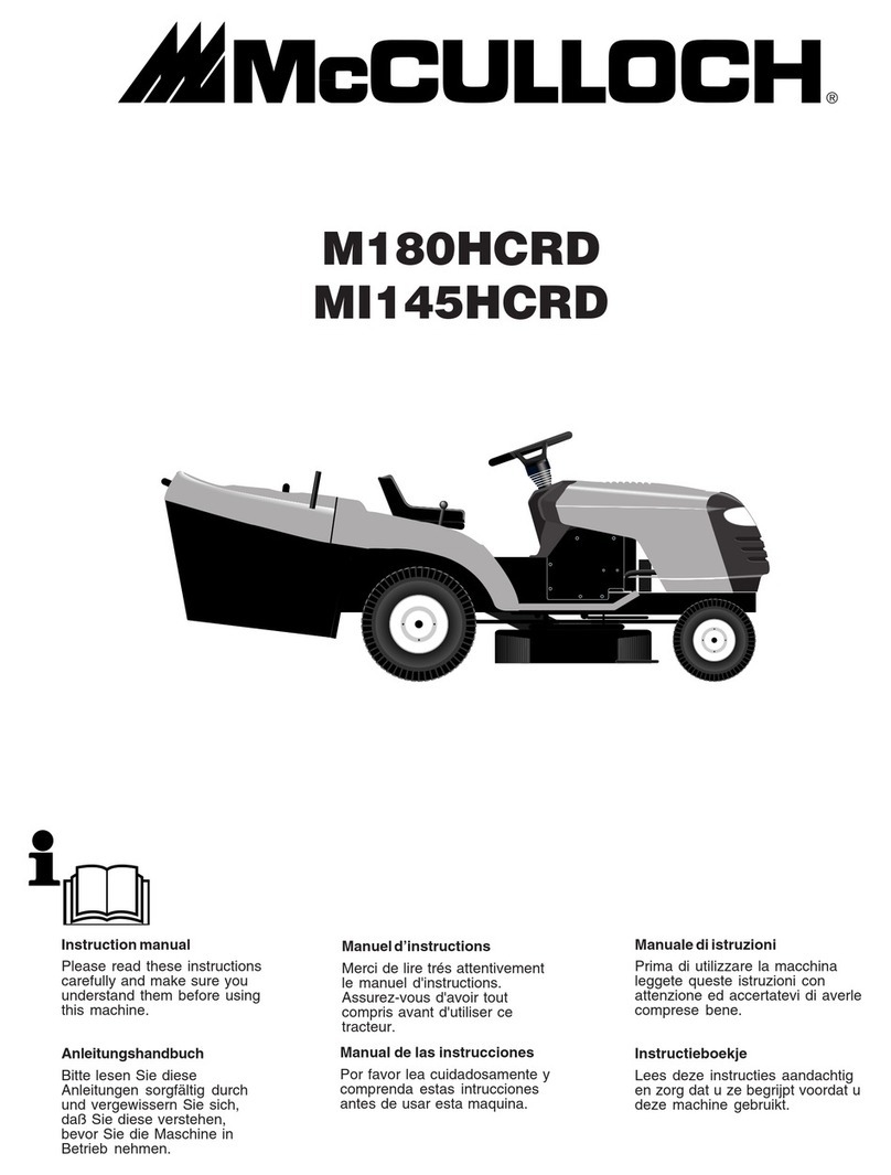 McCulloch MI145HCRD User manual McCulloch MI145HCRD User manual
