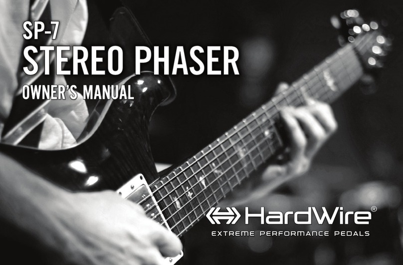 Hard Wire SP-7 owner's manual