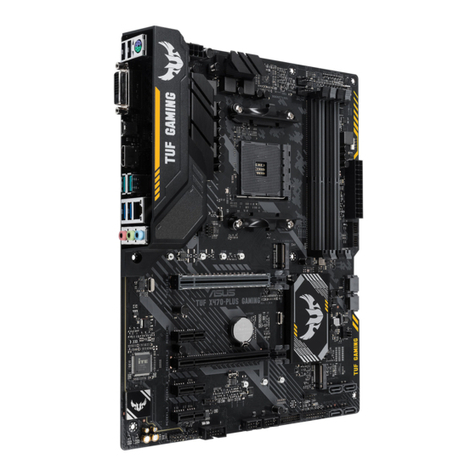 Asus TUF X470-PLUS GAMING quick start guide