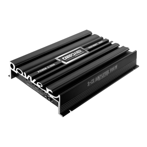 Monacor CarPower Power-2/400 Mounting instructions