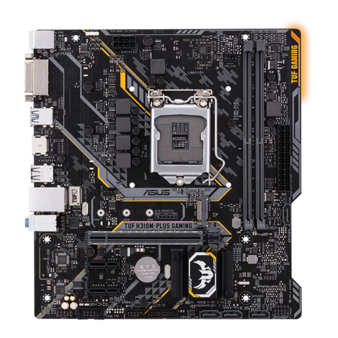 Asus TUF H310M-PLUS GAMING User manual