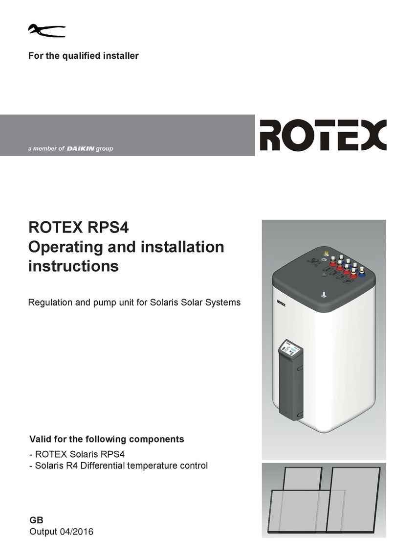 Daikin Rotex RPS4 Operating and installation instructions