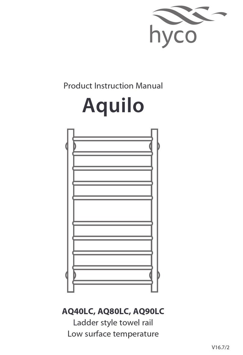 Hyco Aquilo AQ40LC Product instruction manual Hyco Aquilo AQ40LC Product instruction manual