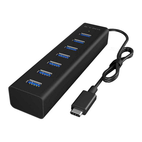 Icy Box IB-HUB1700-C3 Quick installation guide