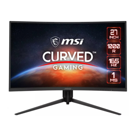 MSI Optix MAG271CQP User manual