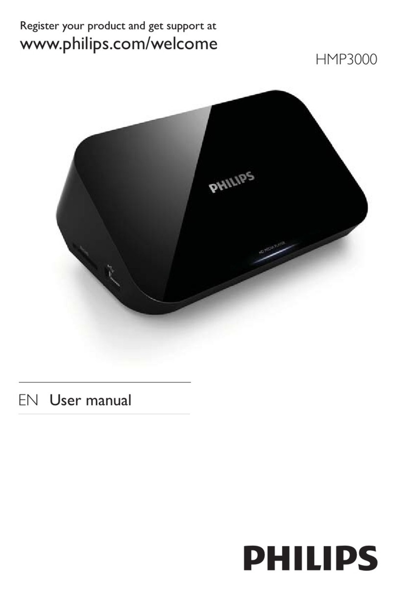 Philips HMP3000/96 User manual