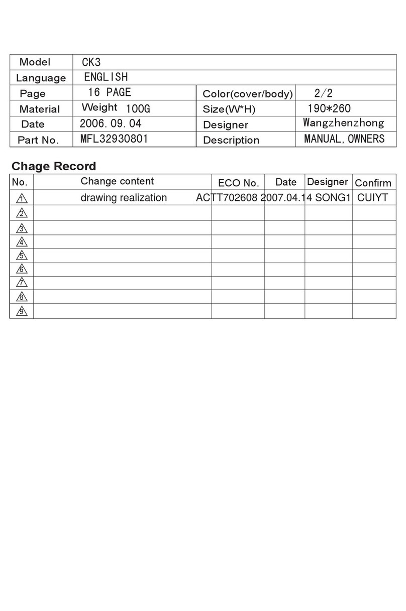 LG V-CD281H Series User manual