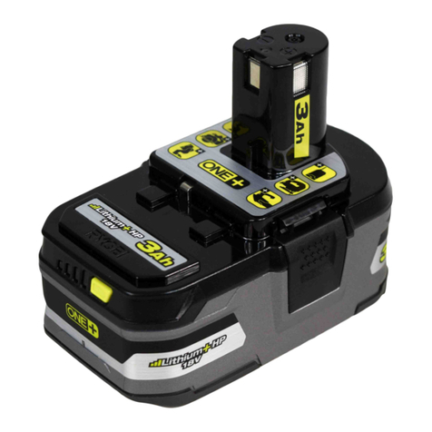 Ryobi P191 User manual