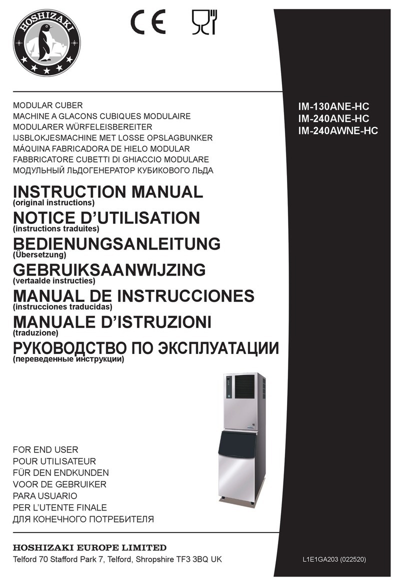 Hoshizaki IM-240AWNE-HC User manual