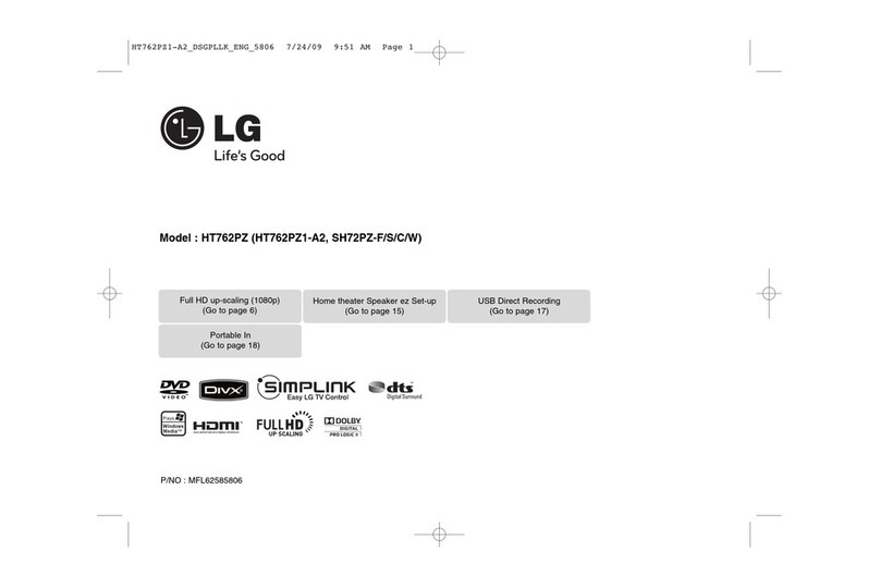 LG SH72PZ-F manual