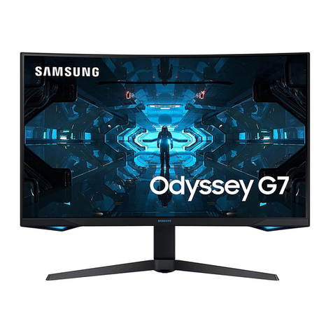 Samsung C32G7 T Series User manual