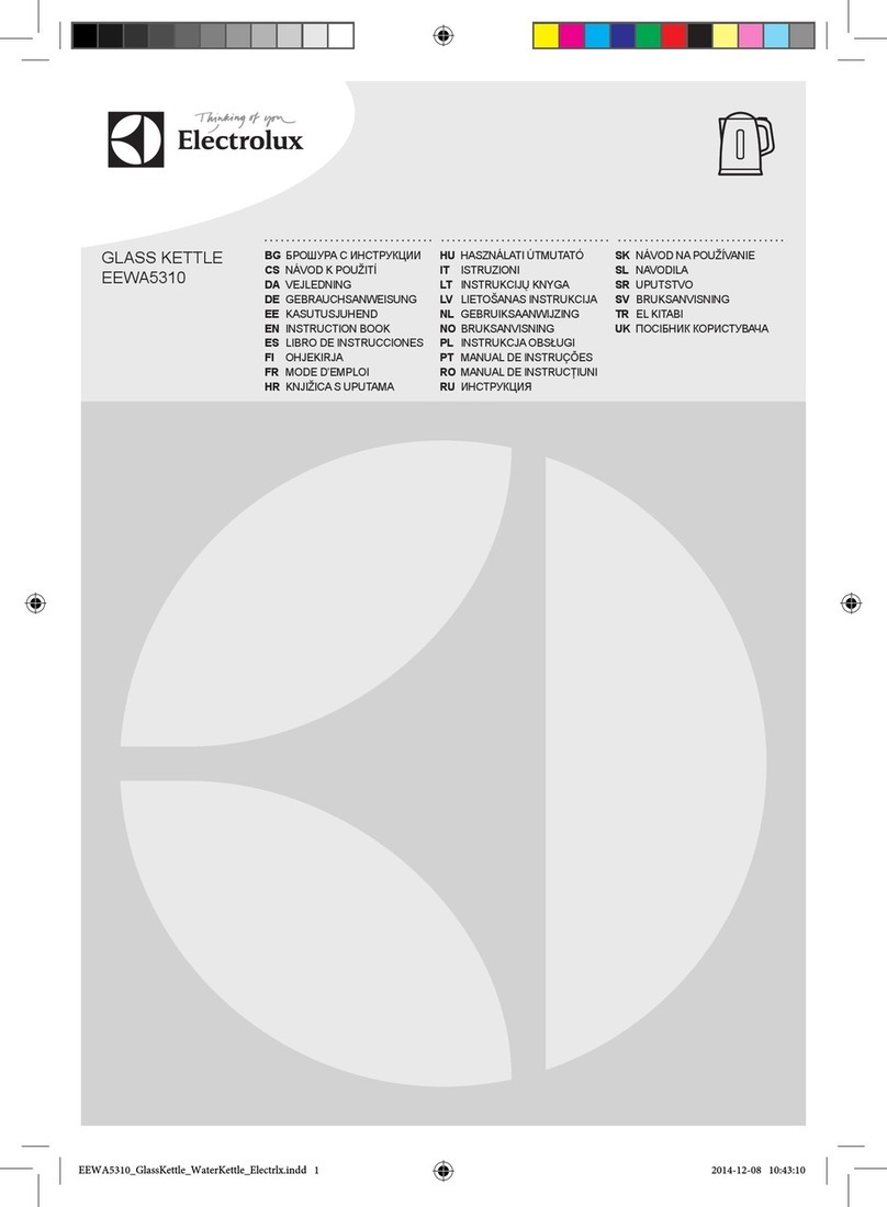 Electrolux EEWA5310 User manual
