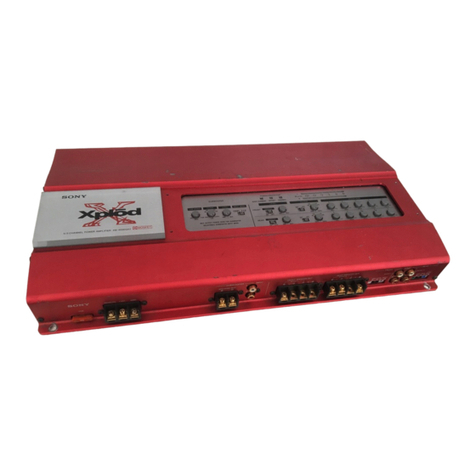 Sony XM-405EQX2 User manual
