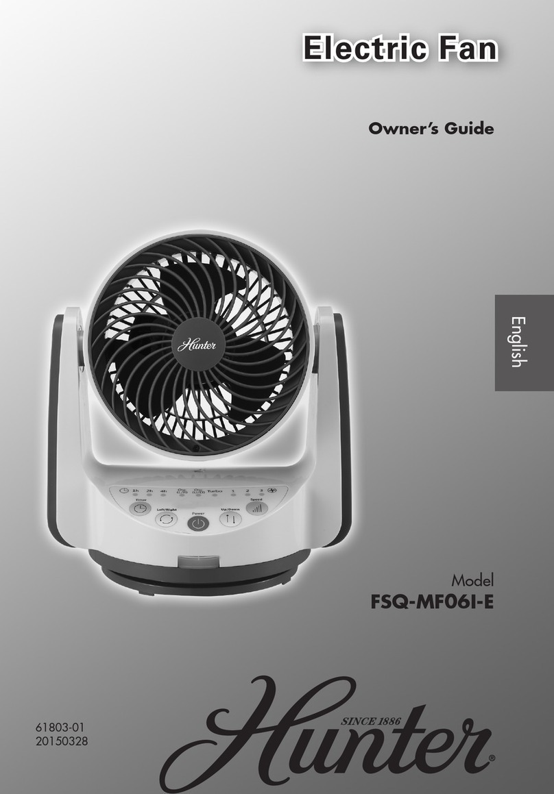 Hunter FSQ-MF06I-E User manual