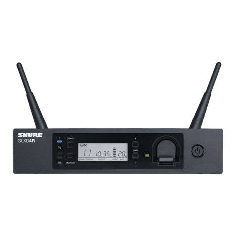 Shure GLXD24RE User manual