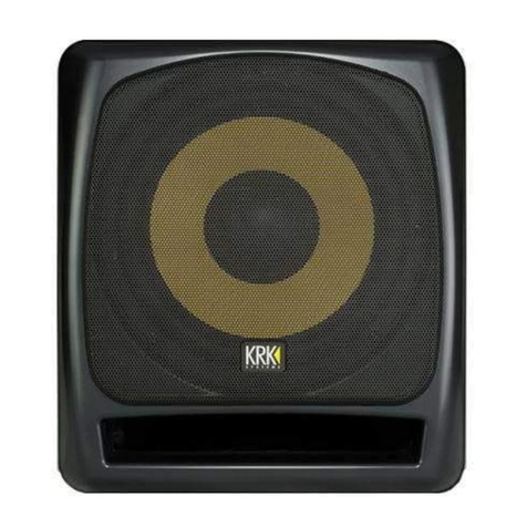 KRK 10S2 User manual