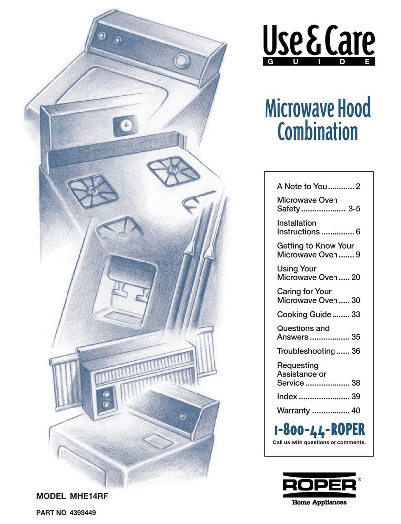 Roper MHE14RF Use & care guide