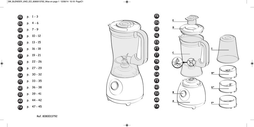 Moulinex UNO LM220510 User manual