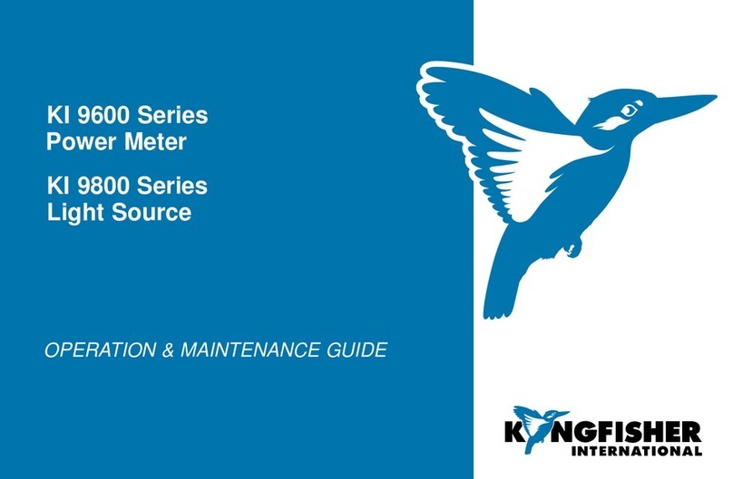 Kingfisher KI9600A Operating manual Kingfisher KI9600A Operating manual
