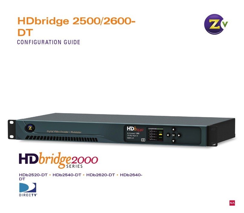 ZeeVee HDbridge2000 Series Configuration guide