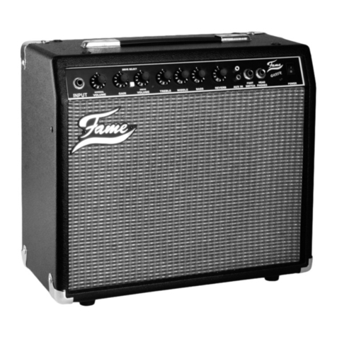 FAME GX35R User manual