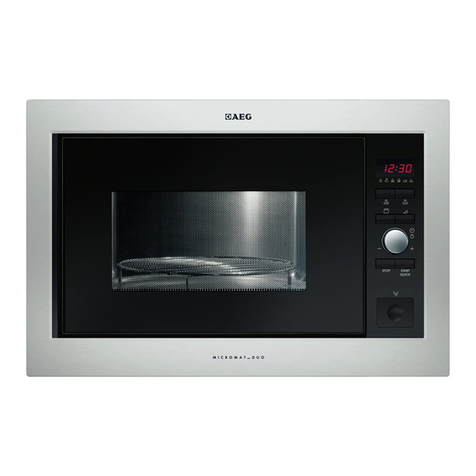 AEG MCD2665EM User manual