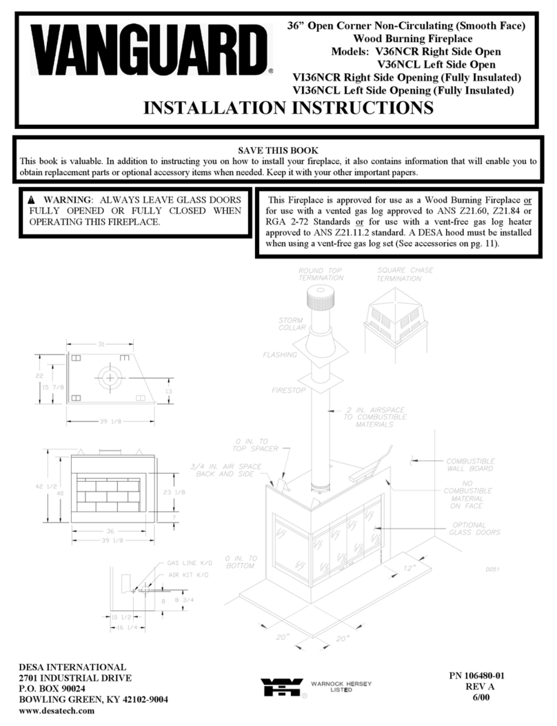 Vanguard V36NCR User manual