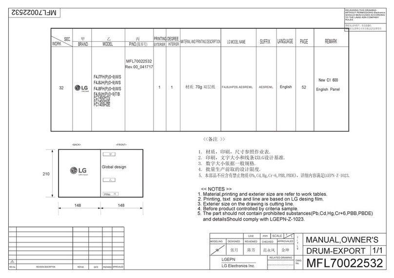 LG FC1450H2E User manual