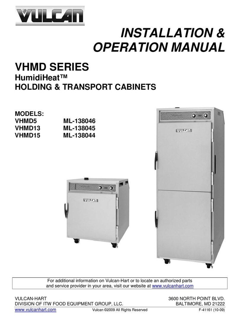 Vulcan-Hart ML-138046 Installation & operation manual Vulcan-Hart ML-138046 Installation & operation manual