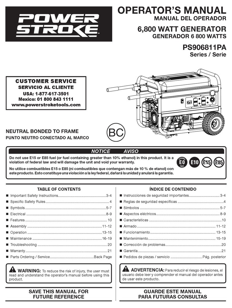 Power Stroke PS906811PA Series User manual
